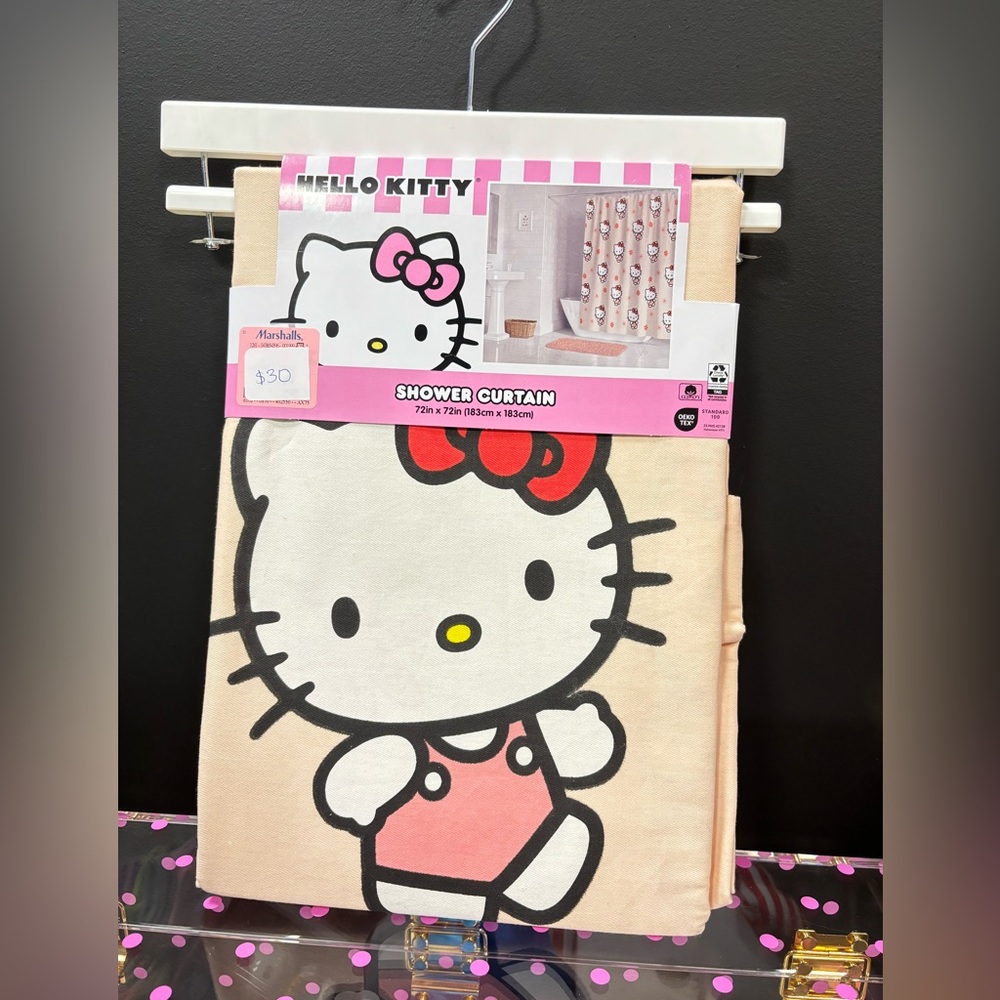 Hello kitty shower curtain